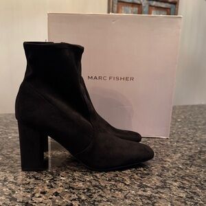 Marc Fisher needit Black Heeled Boots NWT 11